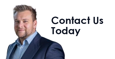 Member of the ILS team with text reading 'Contact Us Today' for Life Science Consulting